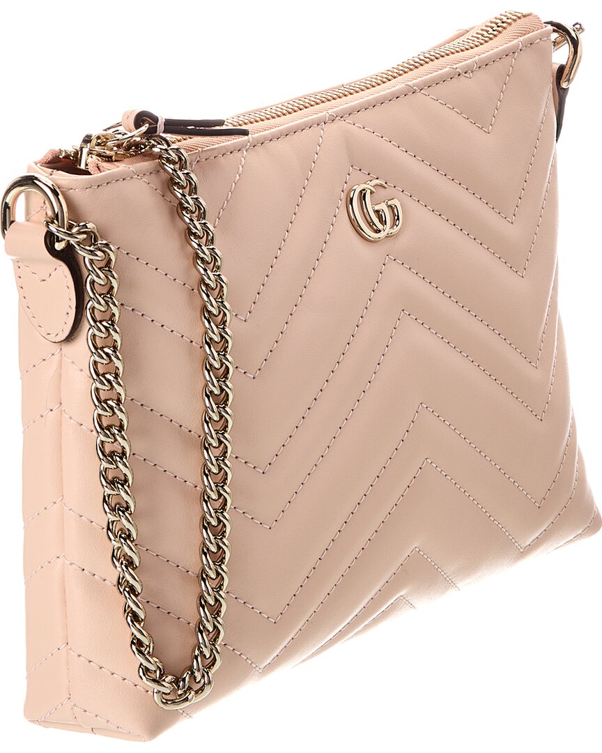 Gucci Gg Marmont Leather Pochette