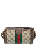 Gucci Ophidia Mini Gg Supreme Canvas & Leather Crossbody