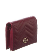 Gucci Gg Marmont Leather Card Case