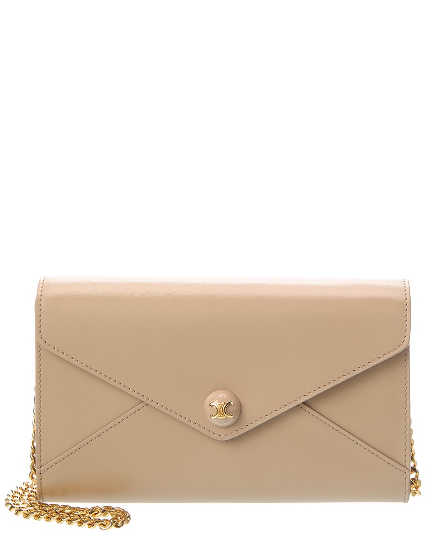 Celine Envelope Leather On Chain
