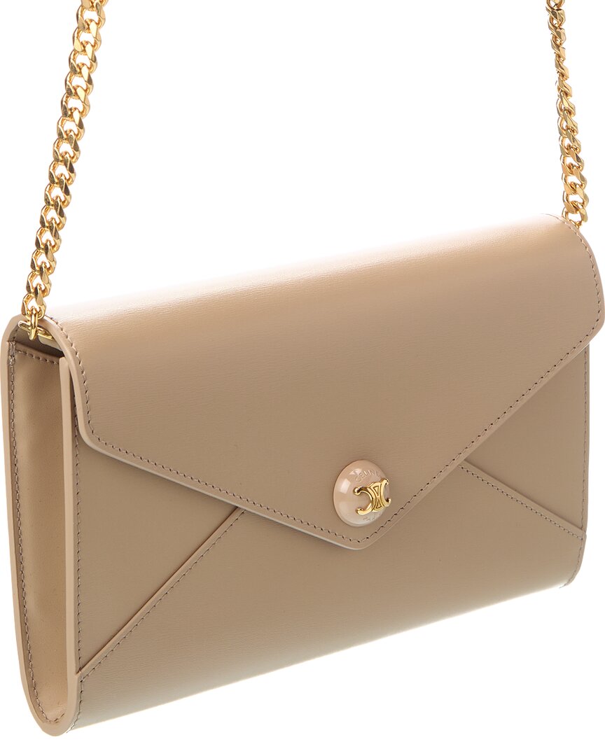 Celine Envelope Leather On Chain