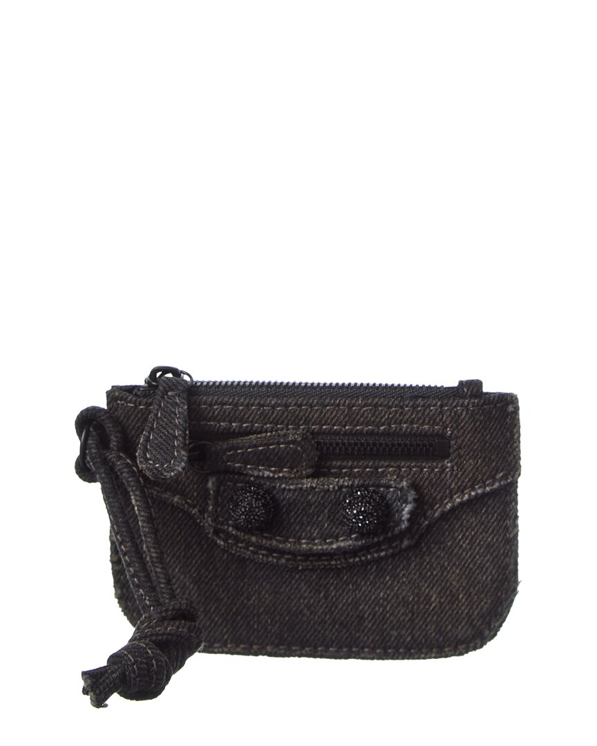 Balenciaga Le Cagole Denim Coin Purse