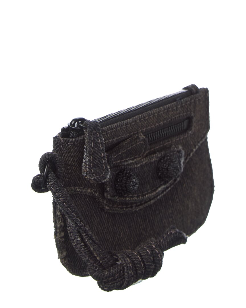 Balenciaga Le Cagole Denim Coin Purse