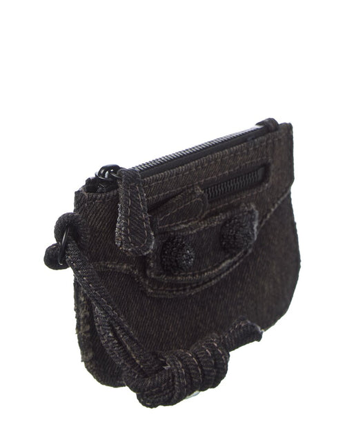 Balenciaga Le Cagole Denim Coin Purse