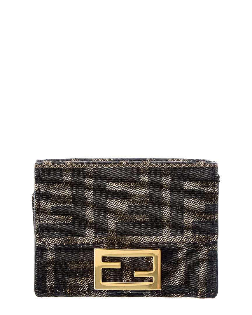 Fendi Micro Trifold Ff Wallet