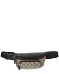 Gucci Large Gg Supreme Canvas & Leather Belt Bag