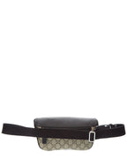 Gucci Large Gg Supreme Canvas & Leather Belt Bag