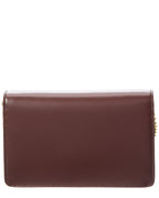 Celine Triomphe Leather Wallet On Chain