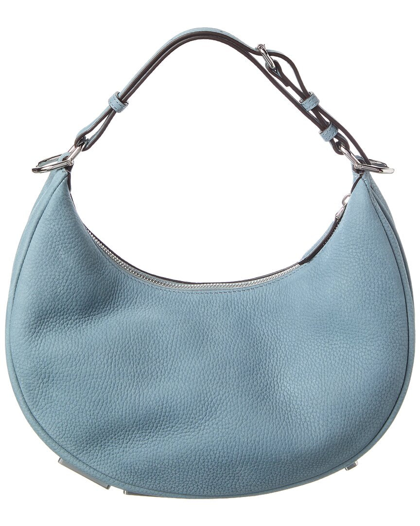 Fendi Fendigraphy Small Leather Hobo Bag