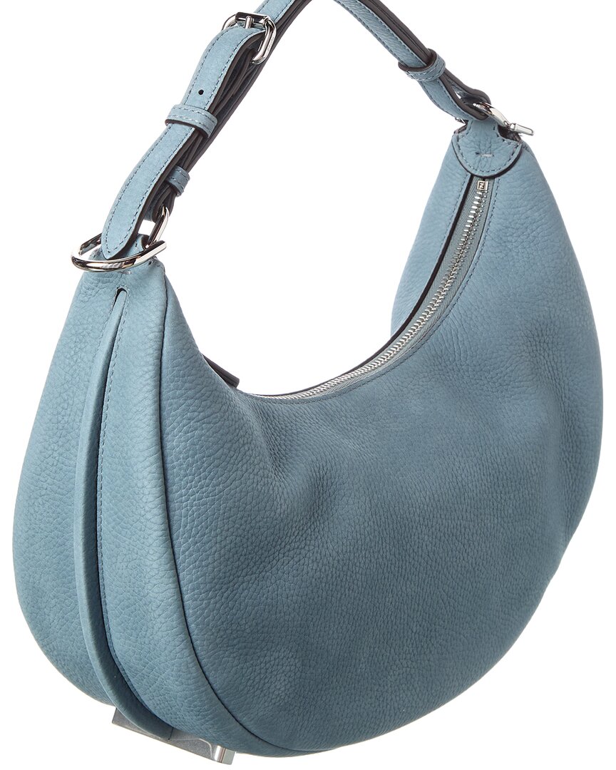 Fendi Fendigraphy Small Leather Hobo Bag