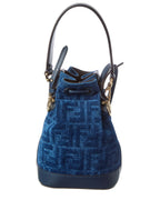 Fendi Mon Tresor Mini Leather Bucket Bag