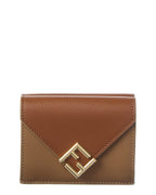 Fendi Ff Diamonds Leather Wallet