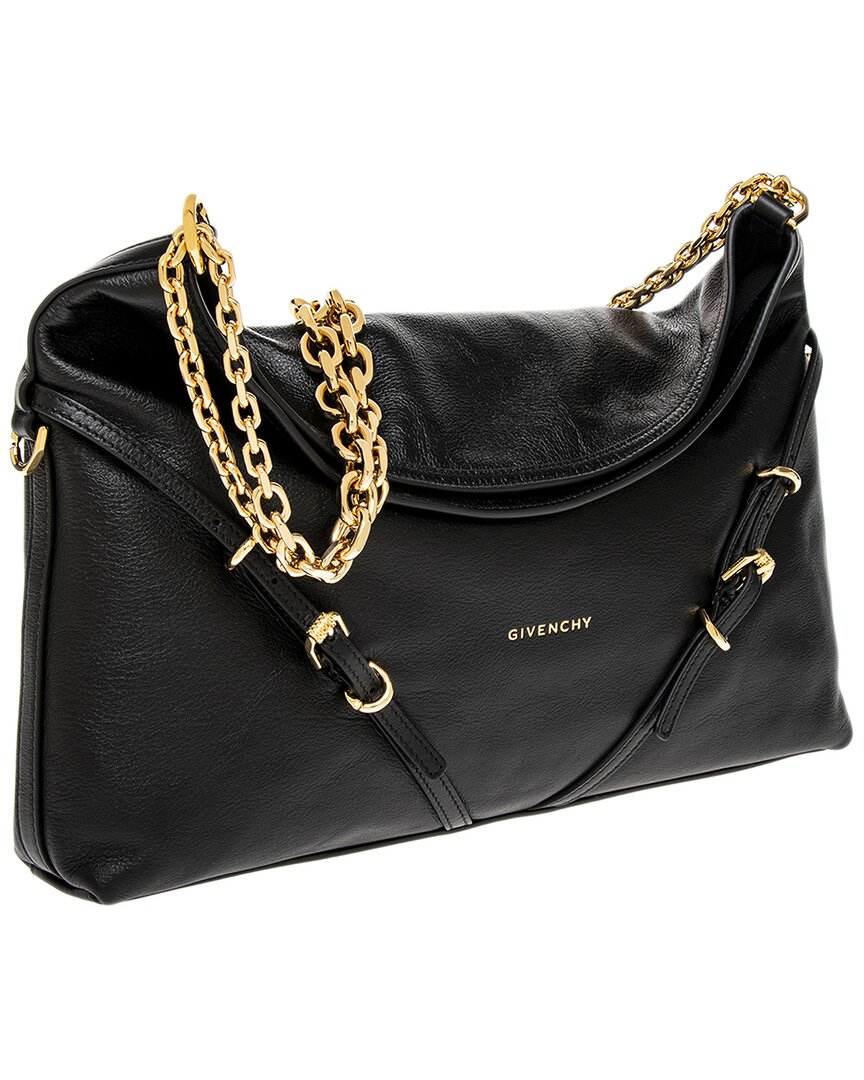 Givenchy Voyou Medium Leather Hobo Bag