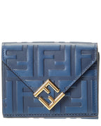 Fendi Ff Diamonds Leather Card Case