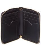 Fendi Ff Diamonds Leather Zip Around Medium Wallet