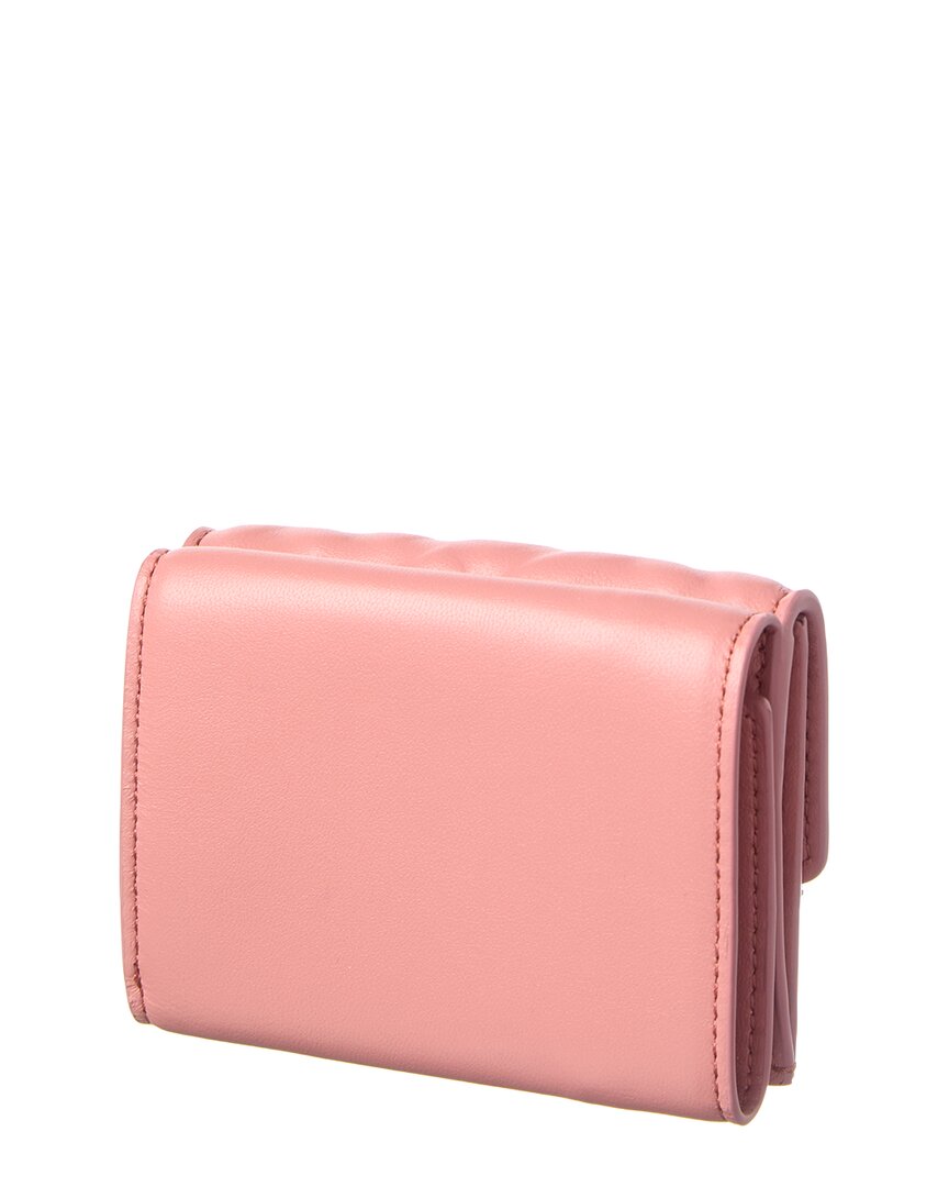 Fendi Micro Trifold Leather Wallet