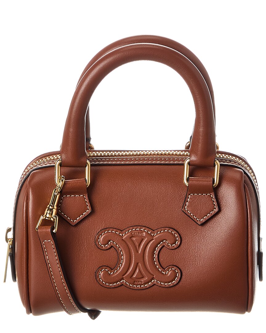 Celine Mini Leather Boston Bag