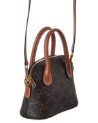 Celine Honorine Mini Triomphe Canvas & Leather Satchel