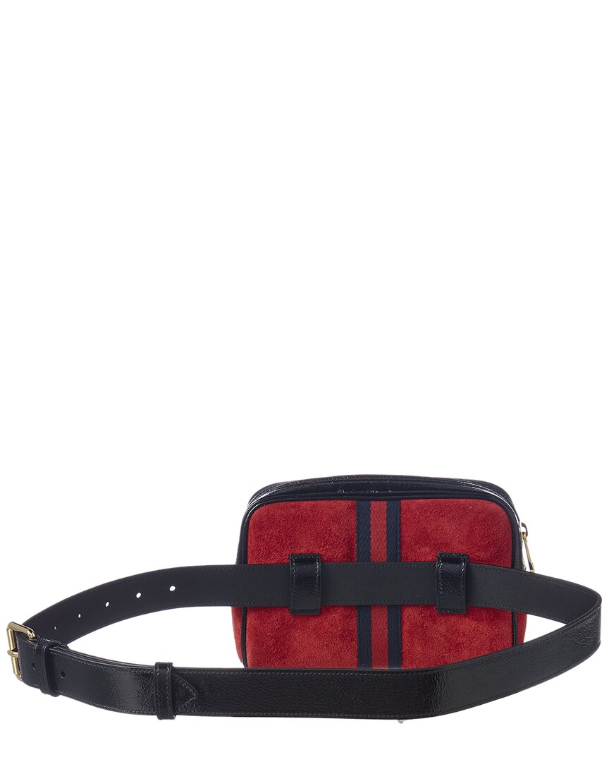 Gucci Ophidia Small Suede & Leather Belt Bag