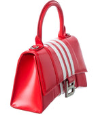 Balenciaga X Adidas Hourglass Xs Leather Top Handle Satchel