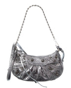 Balenciaga Le Cagole Mini Leather Wallet On Chain
