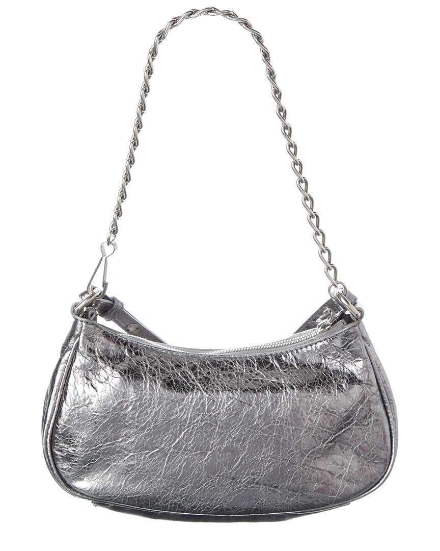 Balenciaga Le Cagole Mini Leather Wallet On Chain