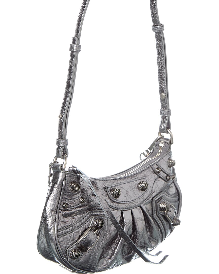Balenciaga Le Cagole Mini Leather Wallet On Chain
