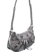 Balenciaga Le Cagole Mini Leather Wallet On Chain