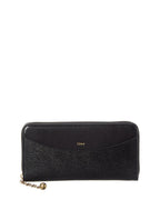 Chloé Leather Zip Around Wallet