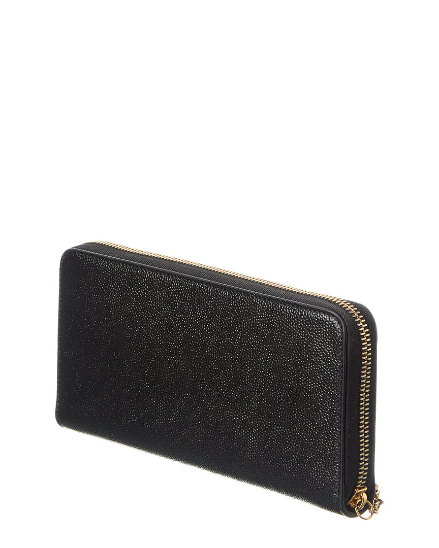 Chloé Leather Zip Around Wallet