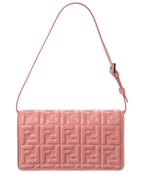 Fendi Baguette Ff Leather Wallet On Chain