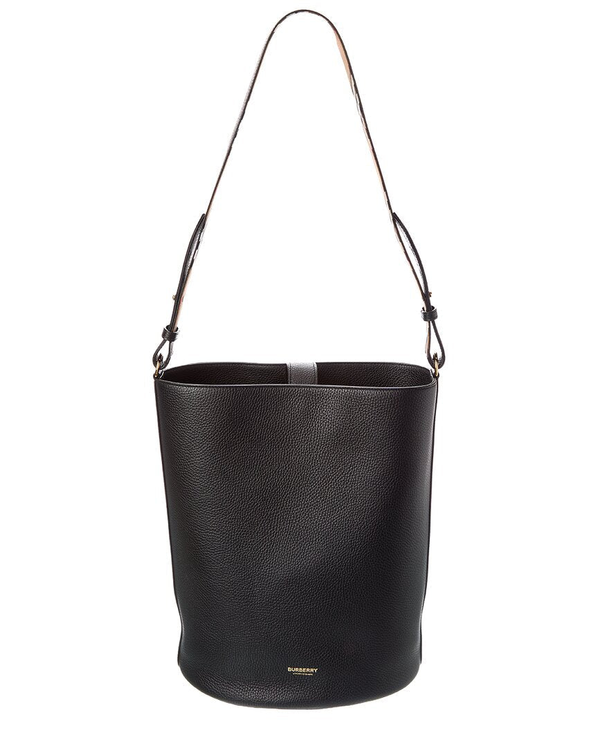 Burberry Leather Bucket Bag