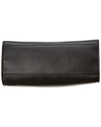 Gucci Black Leather Bamboo Nymphaea Bag (Authentic Pre-Loved)