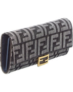 Fendi Baguette Leather Wallet On Chaim