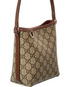 Gucci Gg Emblem Nano Gg Supreme Canvas & Leather Bucket Bag