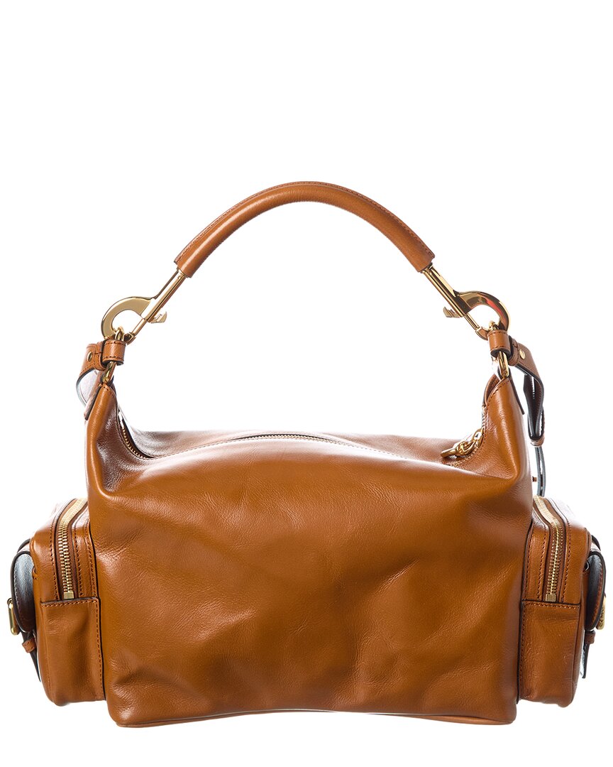 Chloé Medium Double Carry Leather Shoulder Bag