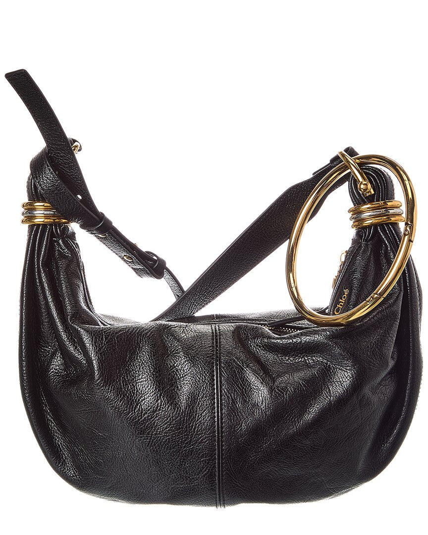 Chloé Small Leather Hobo Bag
