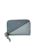 Fendi Ff Diamonds Zipper Around Mini Leather Wallet