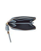 Fendi Ff Diamonds Zipper Around Mini Leather Wallet