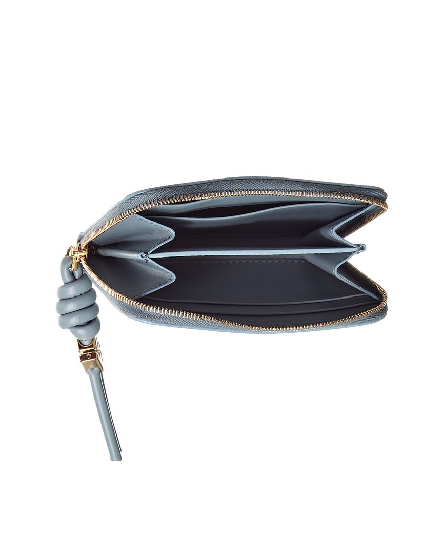 Fendi Ff Diamonds Zipper Around Mini Leather Wallet