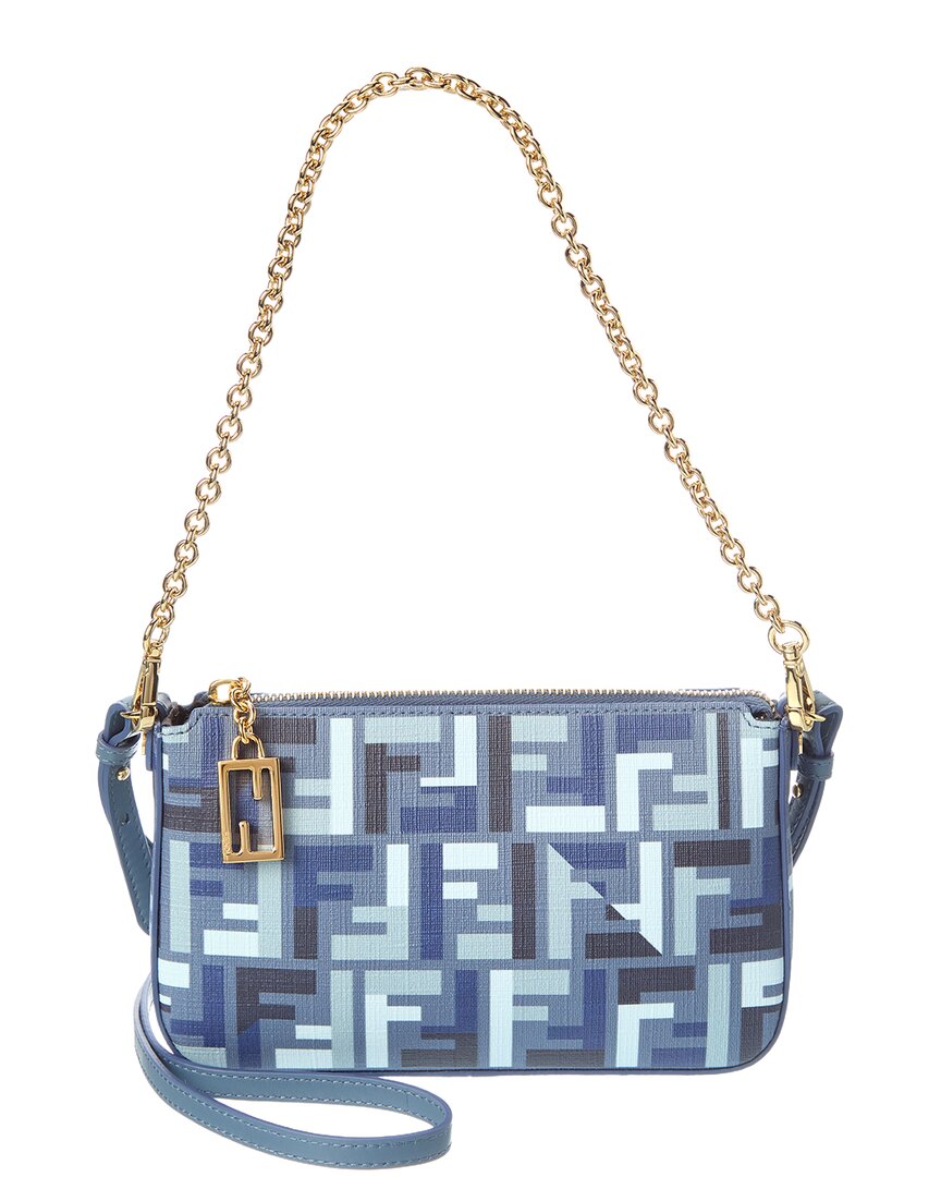 Fendi Baguette Ff Jacquard Pouch
