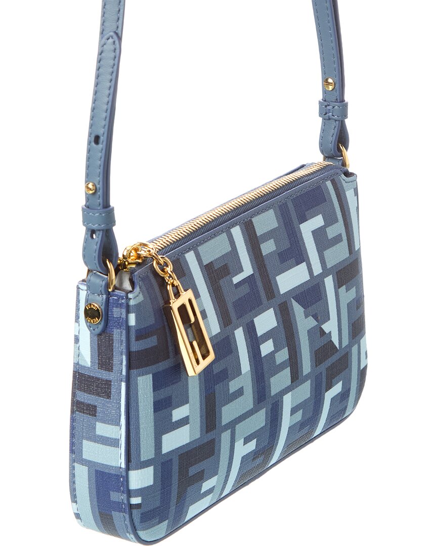 Fendi Baguette Ff Jacquard Pouch