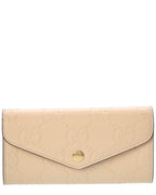 Gucci Gg Leather Continental Wallet