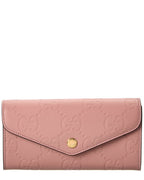 Gucci Gg Leather Continental Wallet