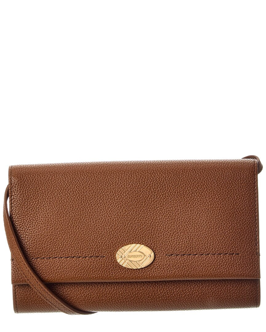 Burberry Cotswolds Leather Strap Wallet