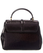 Celine 16 Mini Sequin Leather Satchel