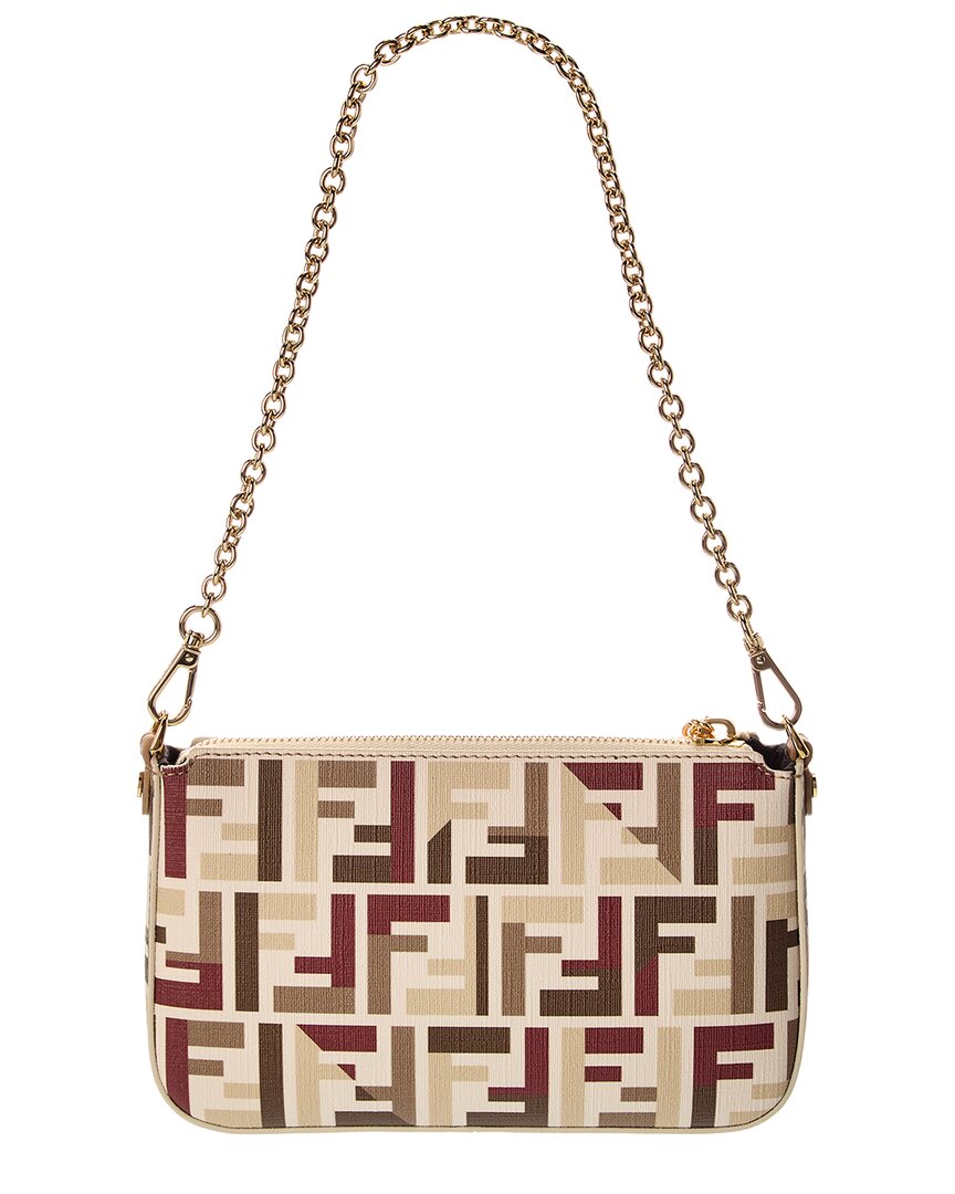 Fendi Baguette Ff Jacquard Pouch