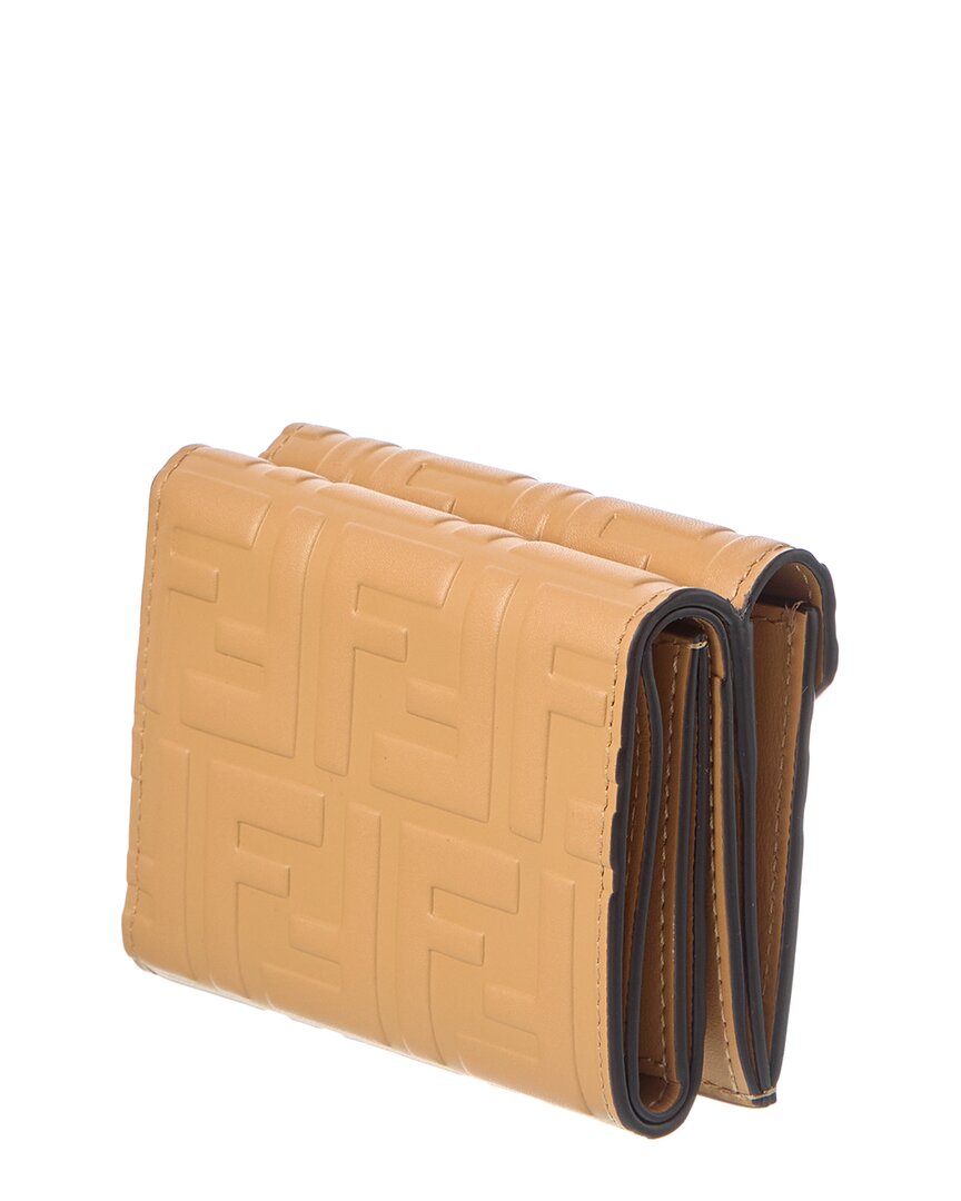 Fendi Ff Diamonds Leather Wallet