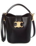 Celine Louise Mini Leather Bucket Bag