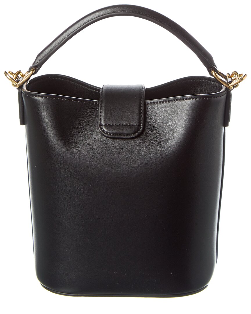 Celine Louise Mini Leather Bucket Bag
